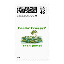 feelin froggy stamp