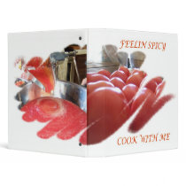 Feelin Spicy Cook Book binders by JustASmile Feelin Spicy Cook Book binders