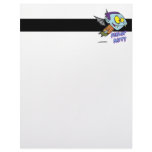 feeling batty funny vampire kid toon letterhead