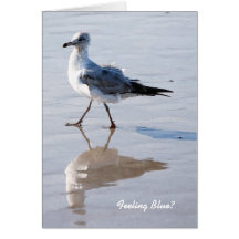 Feeling Blue, Missing You Card