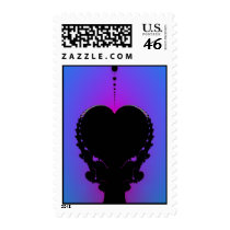 `Feeling Blue Without You Postage Stamp by PhotoPixie `Feeling Blue Without You Postage Stamp
