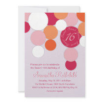 Feeling Bright Sweet 16 Invitations