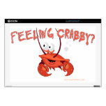 feeling crabby.png 17" laptop decal