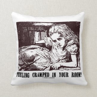 Feeling Cramped In Your Room? Wonderland Alice Pillow