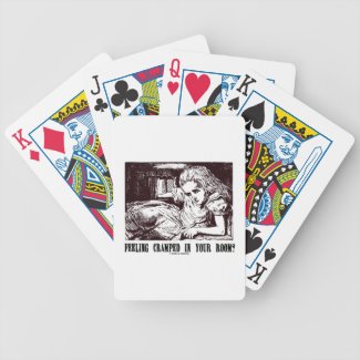 Feeling Cramped In Your Room? (Wonderland Alice) Poker Cards