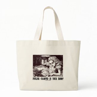Feeling Cramped In Your Room? (Wonderland) zazzle_bag