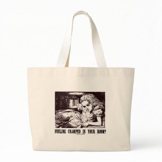 Feeling Cramped In Your Room? (Wonderland) zazzle_bag