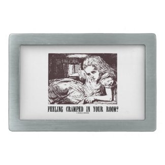 Feeling Cramped In Your Room? Wonderland Rectangular Belt Buckle