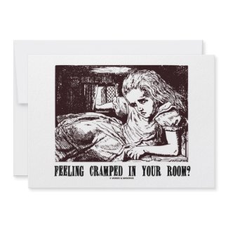 Feeling Cramped In Your Room? (Wonderland) invitation