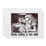 Feeling Cramped In Your Room? (Wonderland) Personalized Invitations