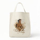 Feeling Frisky Organic Grocery Tote Bag