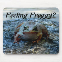 Feeling Froggy? Mousepad by HaynzDesigns Feeling Froggy? Mousepad