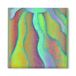 feeling green refrigerator magnet