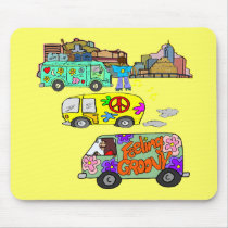 Feeling Groovy Baby Boomer Mouse Pads