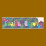 Feeling Groovy Bumper Sticker bumper stickers