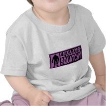 Feeling Kinda Squatchy - Finding Bigfoot Purple T Shirt