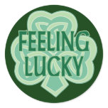 Feeling Lucky Celtic Knot stickers