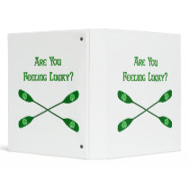 Feeling Lucky Kayak 3 Ring Binders