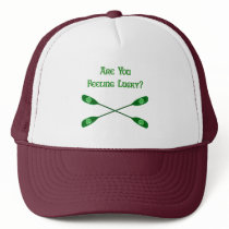 Feeling Lucky Kayak Trucker Hats