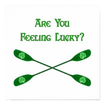 Feeling Lucky Kayak Poster