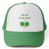 Feeling Lucky Ping Pong Trucker Hats