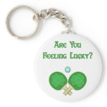 Feeling Lucky Ping Pong Key Chains