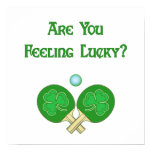 Feeling Lucky Ping Pong Poster