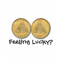 Feeling Lucky, Santa Coins t-shirts by NotionsbyNique Feeling Lucky, Santa Coins t-shirts