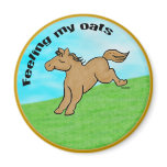 Feeling My Oats Refrigerator Magnets