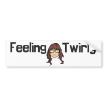 Feeling Twirly sticker Bumper Sticker
