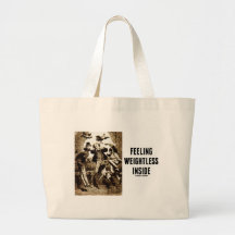 Feeling Weightless Inside (Anti-Gravity Verne) Tote Bags