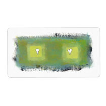 Feelings and thoughts fun modern art symbols labels
