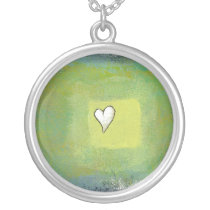 Feelings and thoughts fun modern art symbols necklaces