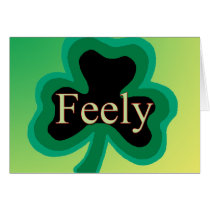 Feely Family Name cards