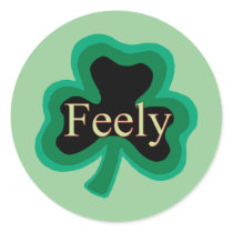 Feely Family Name stickers by irish_names Feely Family Name stickers