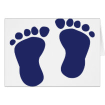 Feet - Baby Card