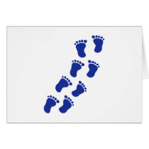 Feet baby card