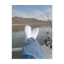 feet fishing post cards