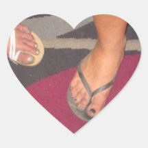 FEET HEAVEN STICKER