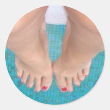FEET HEAVEN STICKER