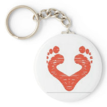 Feetheart Key Chain