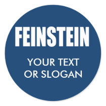 FEINSTEIN 2010 ROUND STICKERS