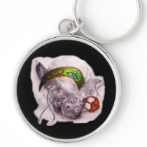 Feiseanna II on black Keychain