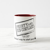 Feisty 15 oz coffee mug