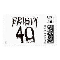 Feisty 40 postage stamp