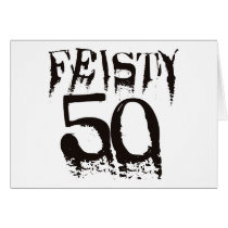 Feisty 50 greeting cards