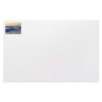 Feisty breaking waves on a florida beach stationery design