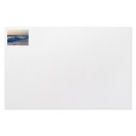 Feisty breaking waves on a florida beach stationery design
