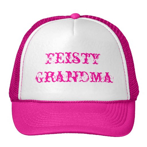 Feisty Grandma cute hat | Zazzle
