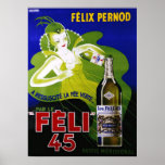 FELI 45 ABSINTHE Poster posters
